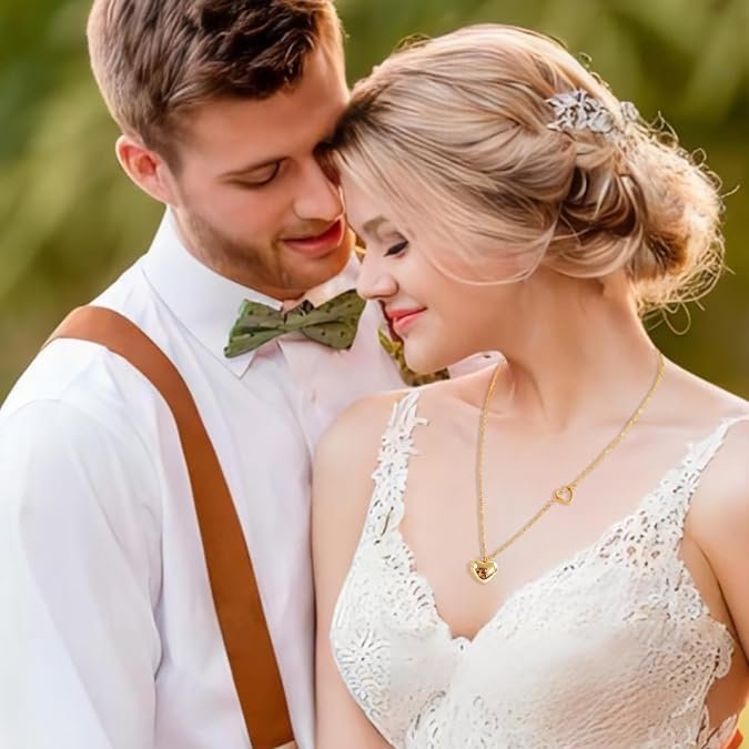 Gold Plated Heart Necklace for Women - Image 3